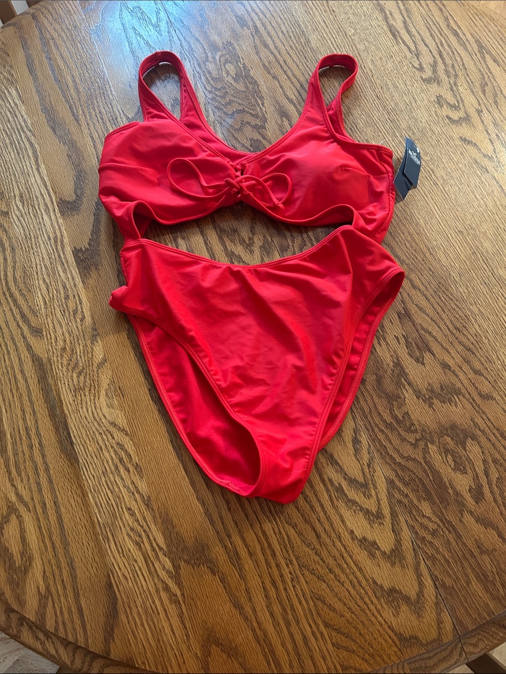 Hollister Red One-Piece Swimsuit